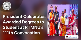 President Celebrates Awarded Degrees to Student at Nagpur University's 111th Convocation Ceremony